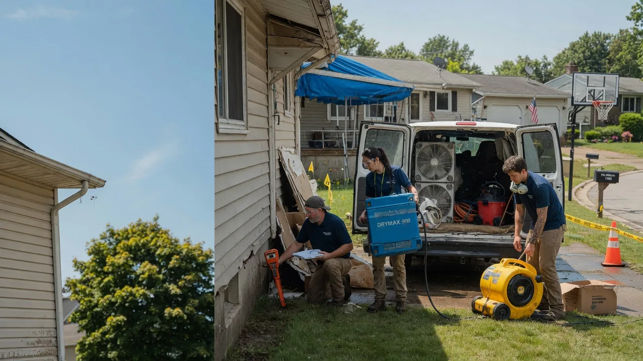 Ceiling Leak Cleanup in Morgantown, IN near me